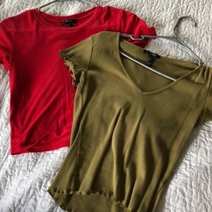 2 forever 21 shirts